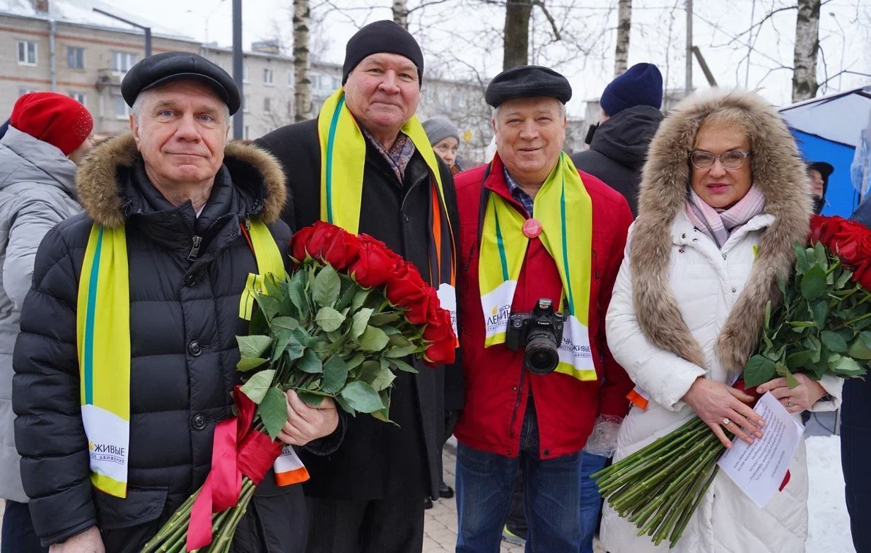 Памятник рабочим совхоза «Ручьи» торжественно открыли накануне 80-летней годовщины снятия блокады